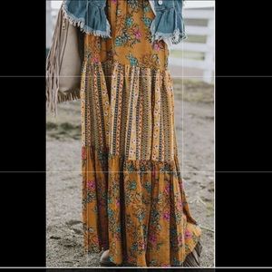 Mustard Yellow Skirt Size Medium- Great Spring or Summer Skirt